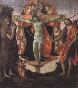 Sandro Botticelli, Trinity with Mary Magdalene,St John the Baptist,Tobias and the Angel (mk36)